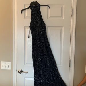Parker Black Sparkle Gown